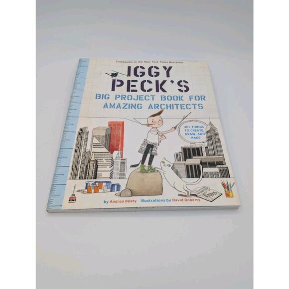 Iggy Peck Architect by Andrea Beaty First Edition Paperback Children’s Book - Picture 4 of 4